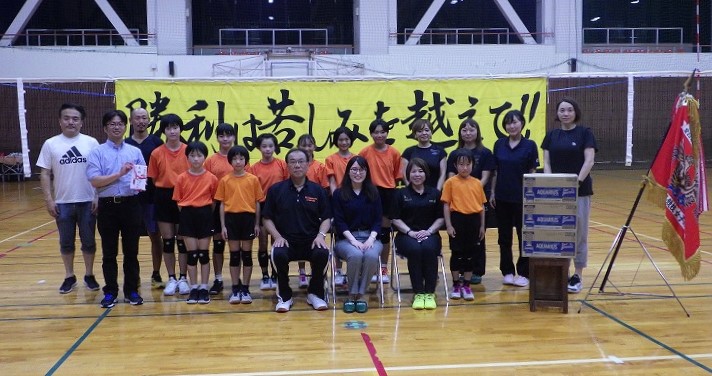 清水ジュニアバレーボールクラブ 全国大会出場応援協賛